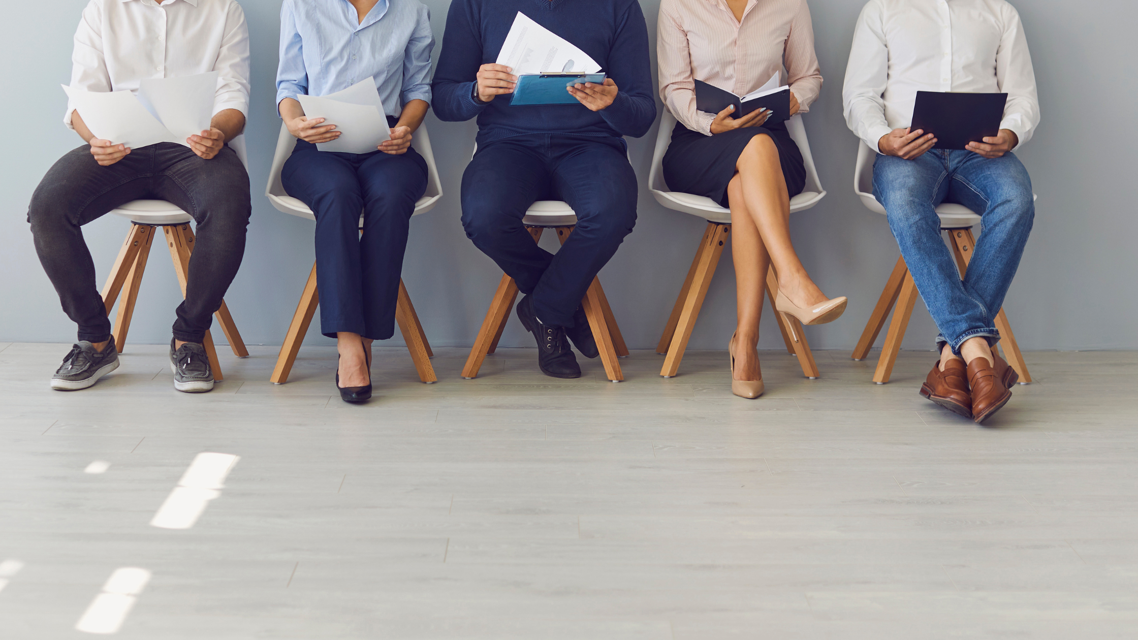 Multilingual job seekers discussing opportunities in Europe