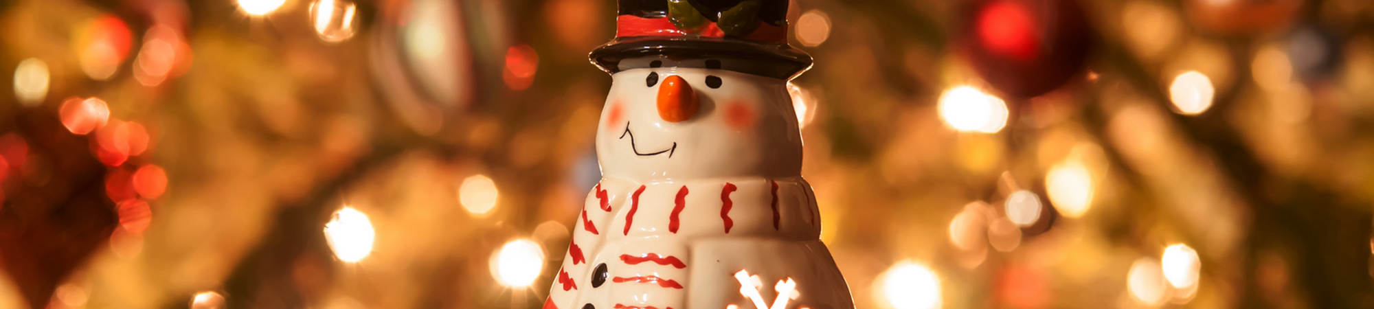 Christmas Candle Snowman With Lights